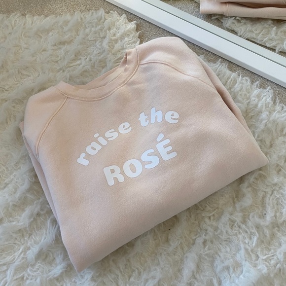 Blush Pink “Raise the Rosé” Crewneck - Picture 2 of 4
